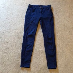 J brand blue blue jeans. Size 29. Side stripe.